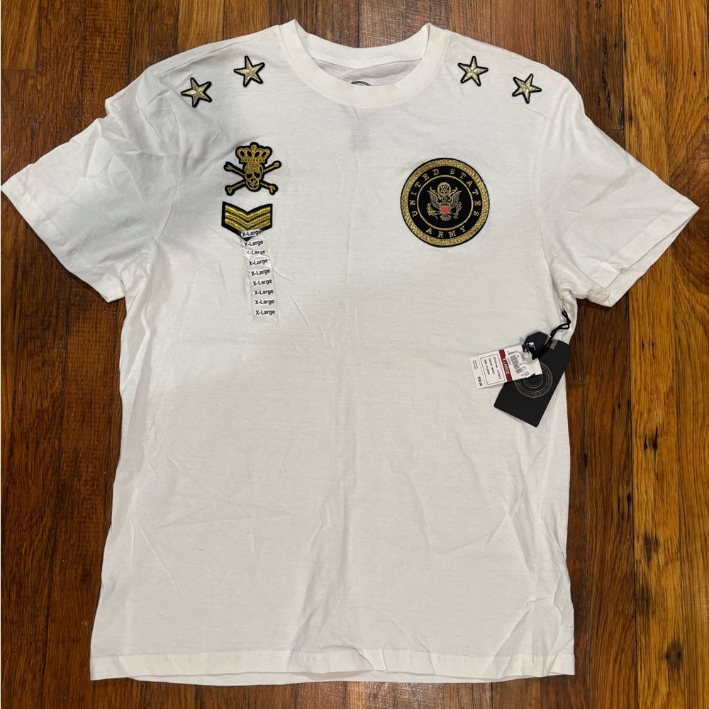 White Graphic Men’s T-Shirt